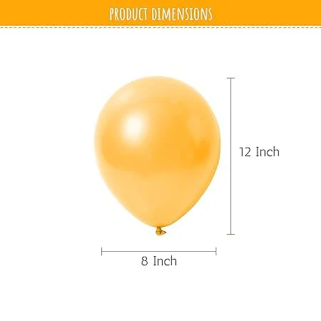 50 Metallic Gold Balloons - Image 4