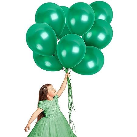 50 Metallic Green Balloons - Image 5