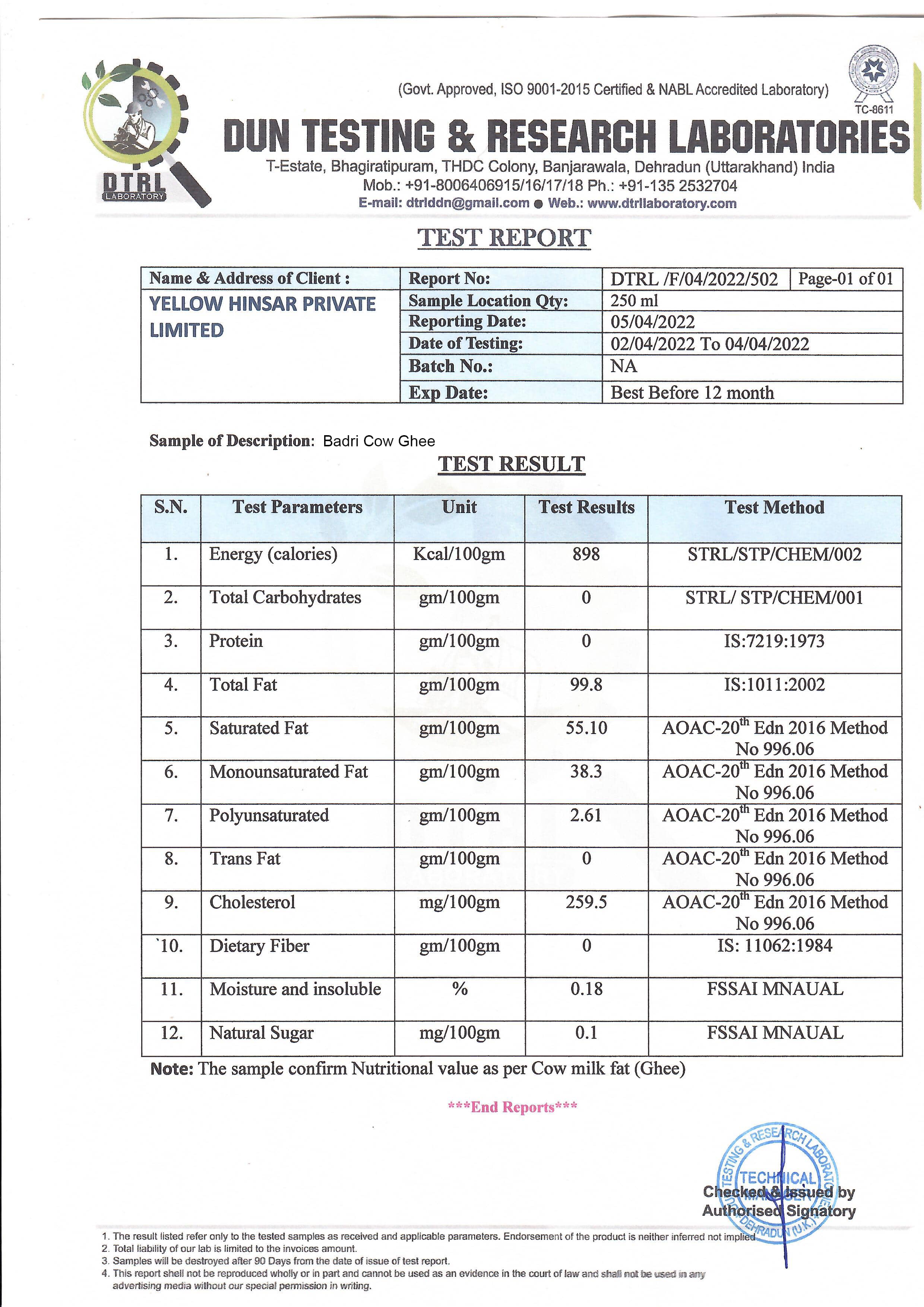 A2 Badri Cow Ghee - Image 3