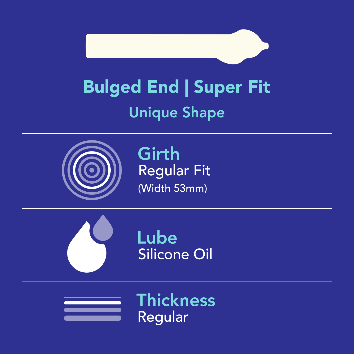 Bleu Spiral Vegan Condoms (1 Pack of 8) - Image 5