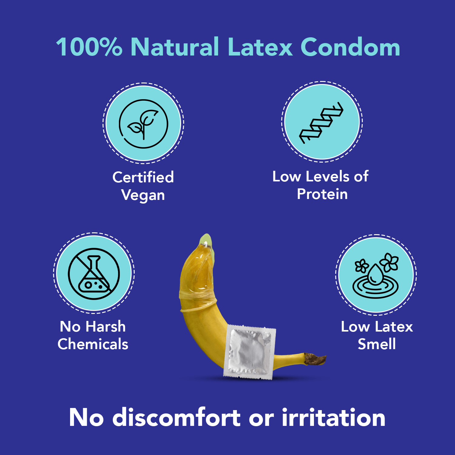 Bleu Spiral Vegan Condoms (1 Pack of 8) - Image 8