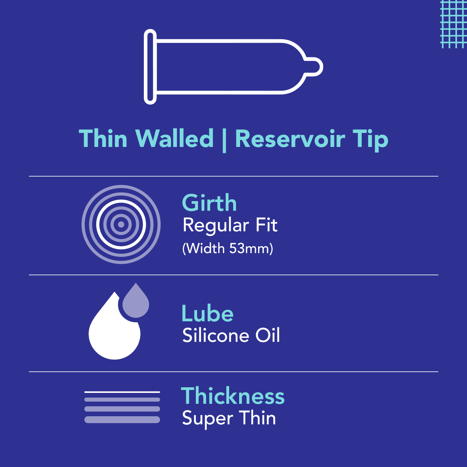 Bleu Ultra-Thin Vegan Condoms (1 Pack of 8) - Image 6