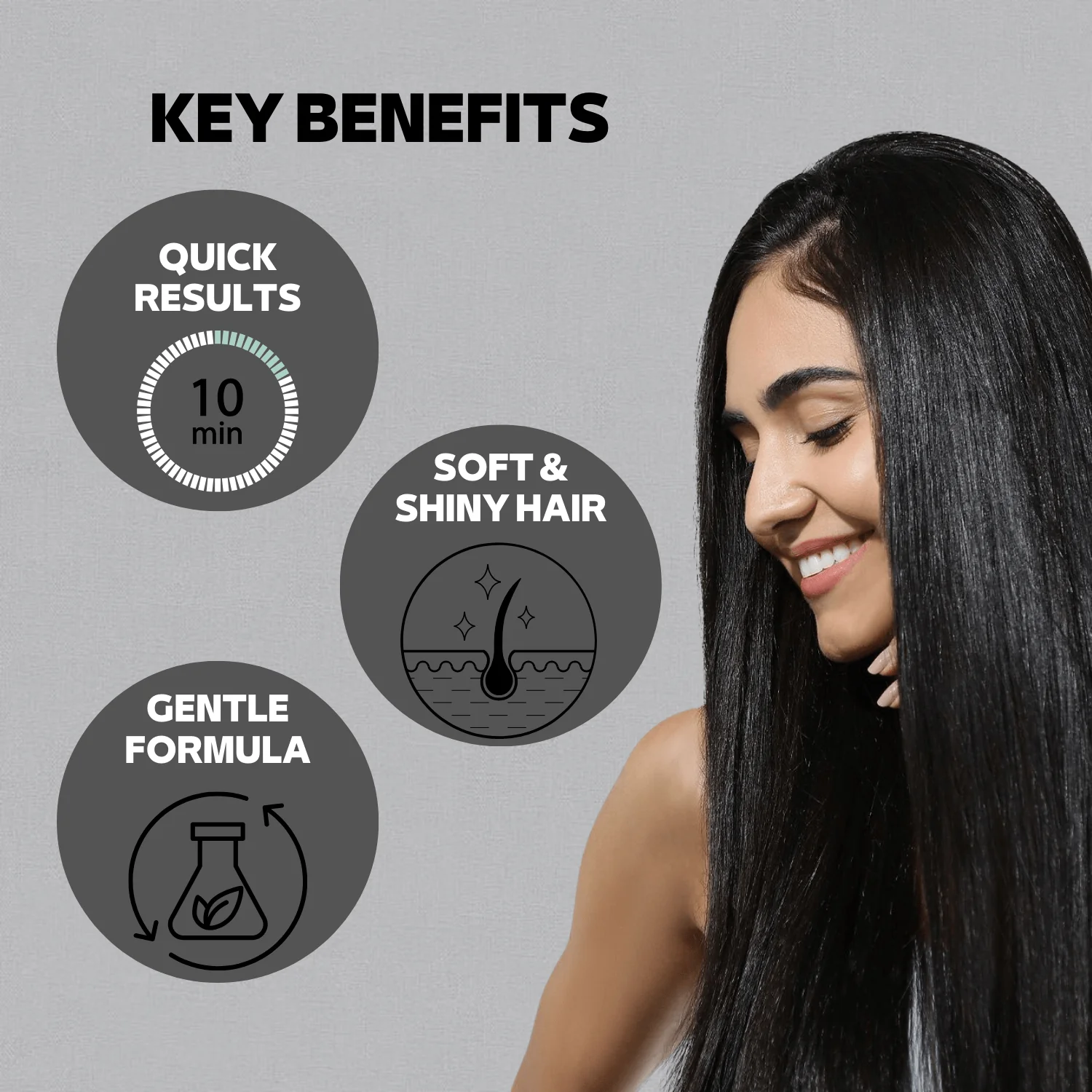 D-Fame 5 in 1 Black Hair Colour Shampoo - Image 3