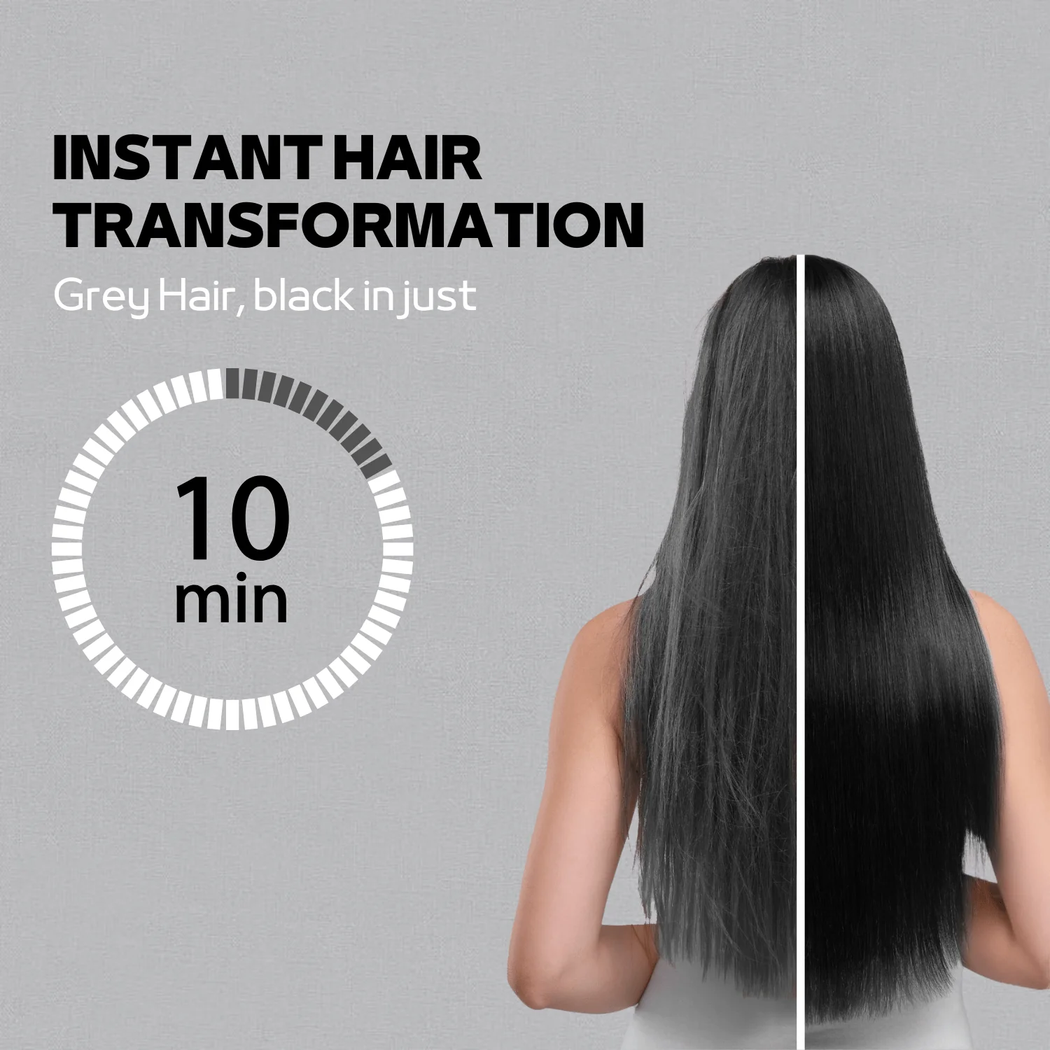 D-Fame 5 in 1 Black Hair Colour Shampoo - Image 6