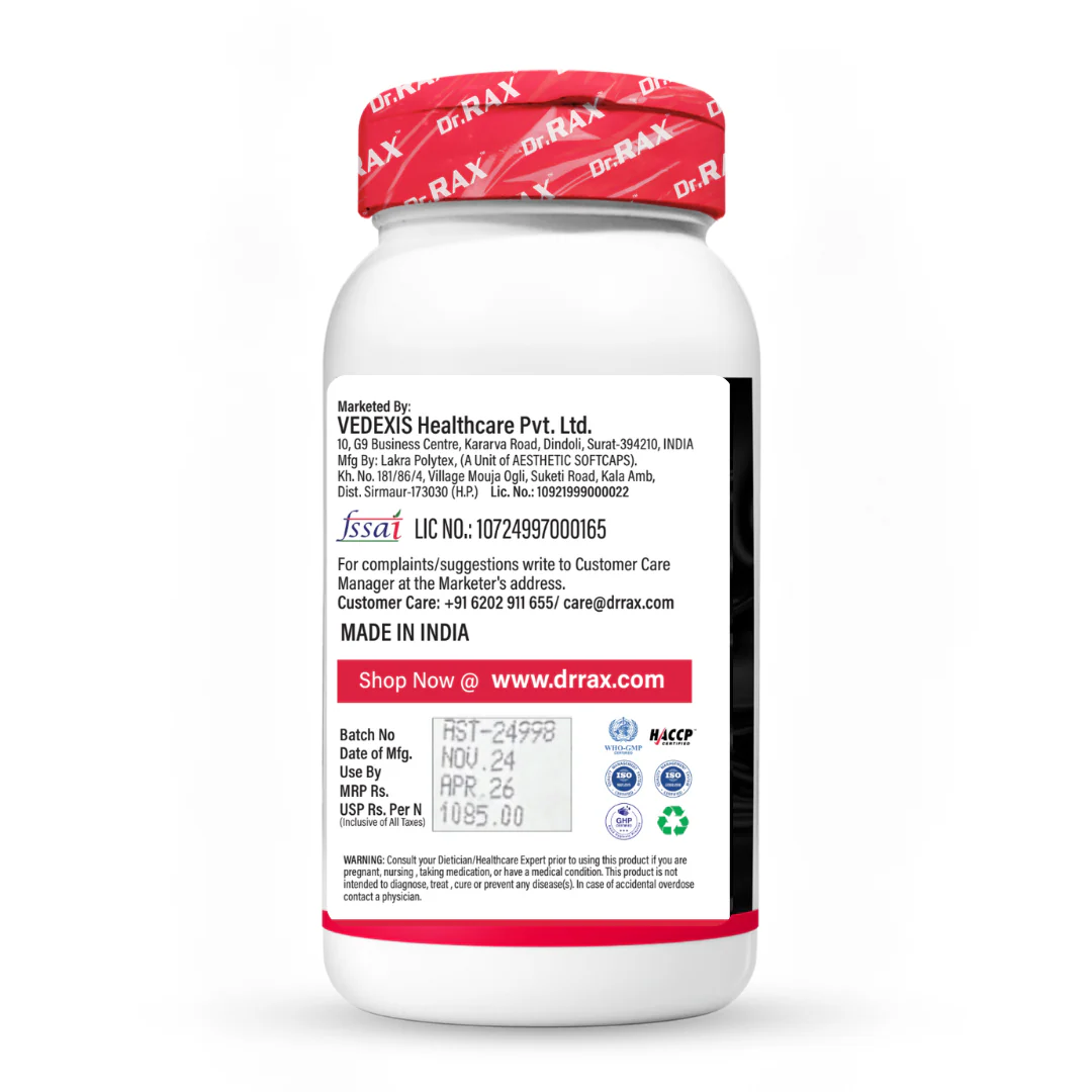 Dr. Rax Plant Based Omega 3 Veg 1000mg Tablet - Image 3