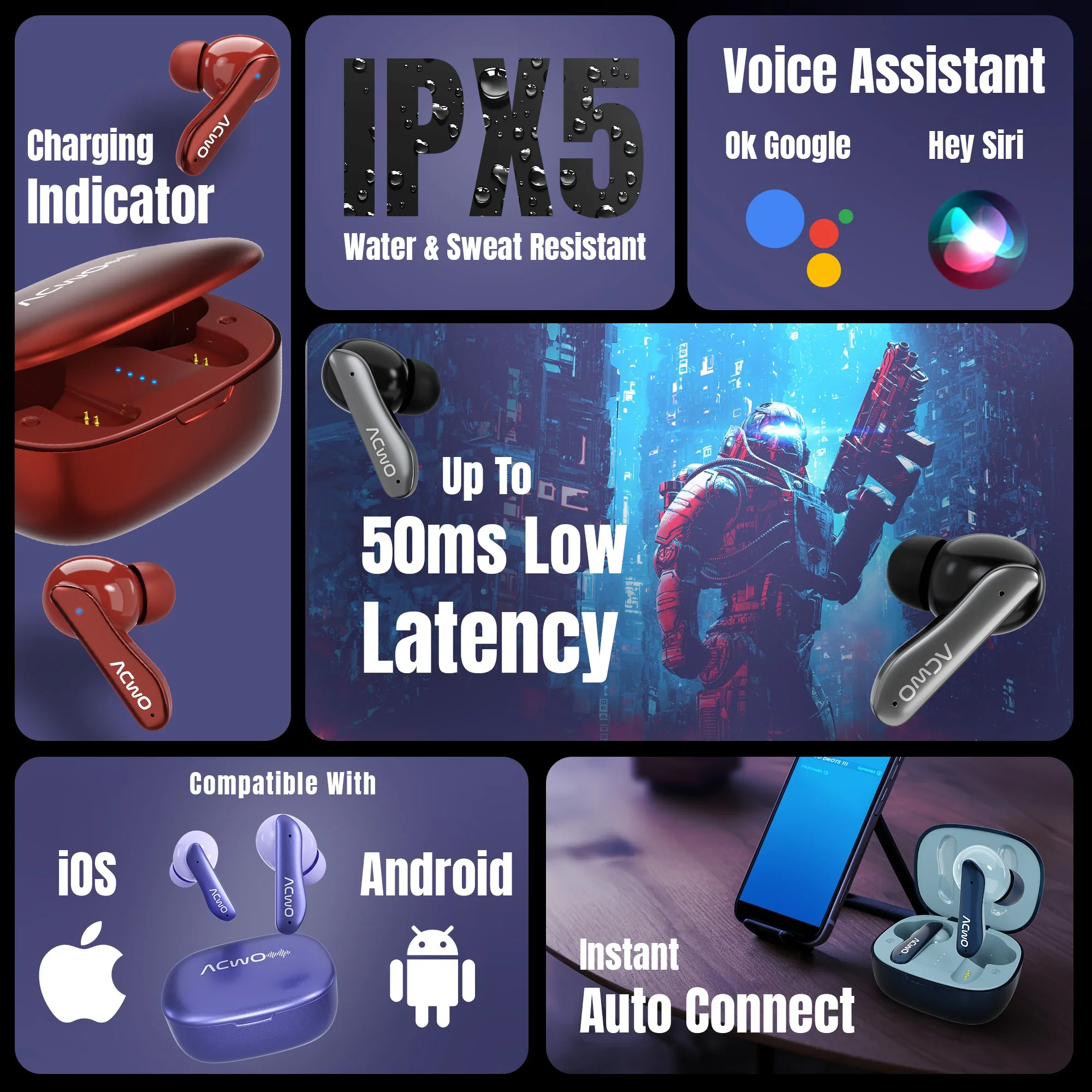 DwOTS 111  TWS Spatial Audio Earbuds - Image 13