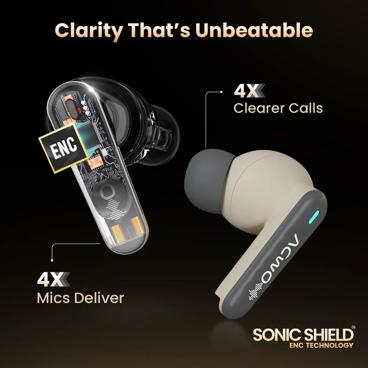 DwOTS 727 Denim Blue Tws Earbuds - Image 20