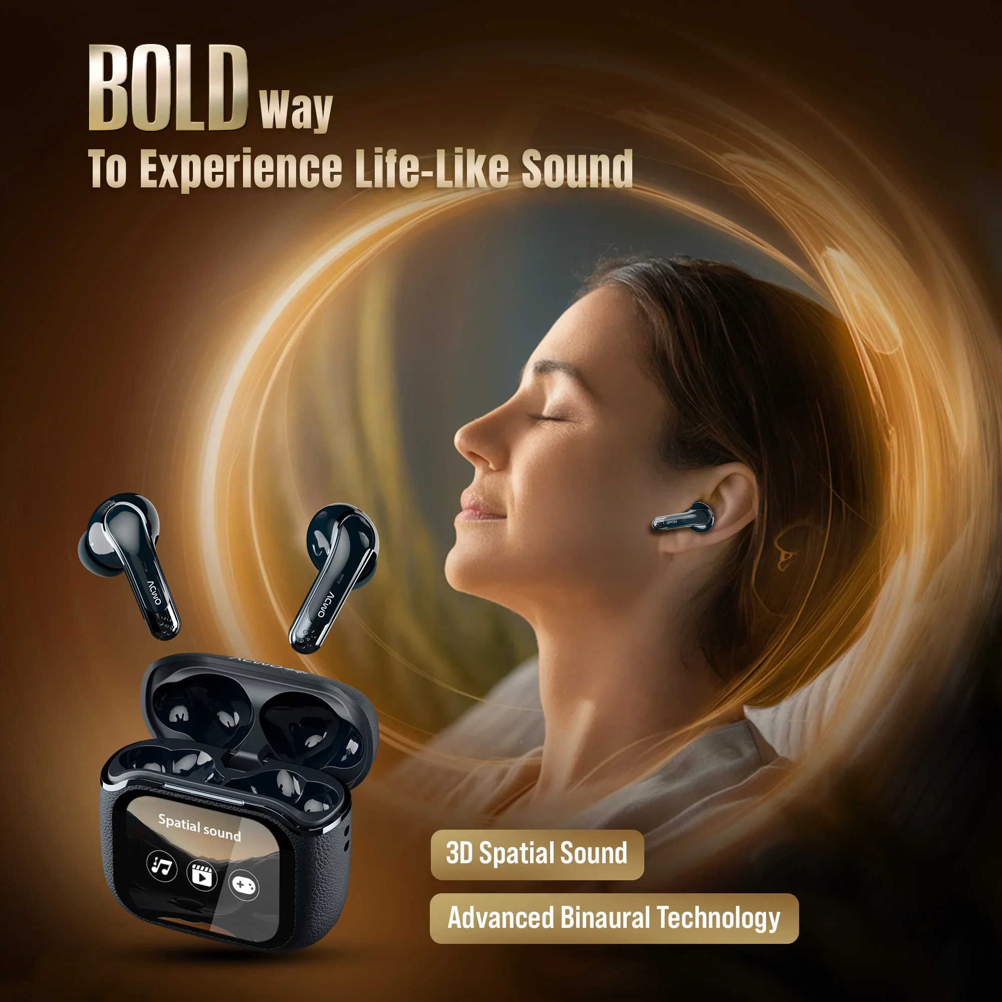 DwOTS BOLD -  HD Display TWS  Earbuds - Image 13