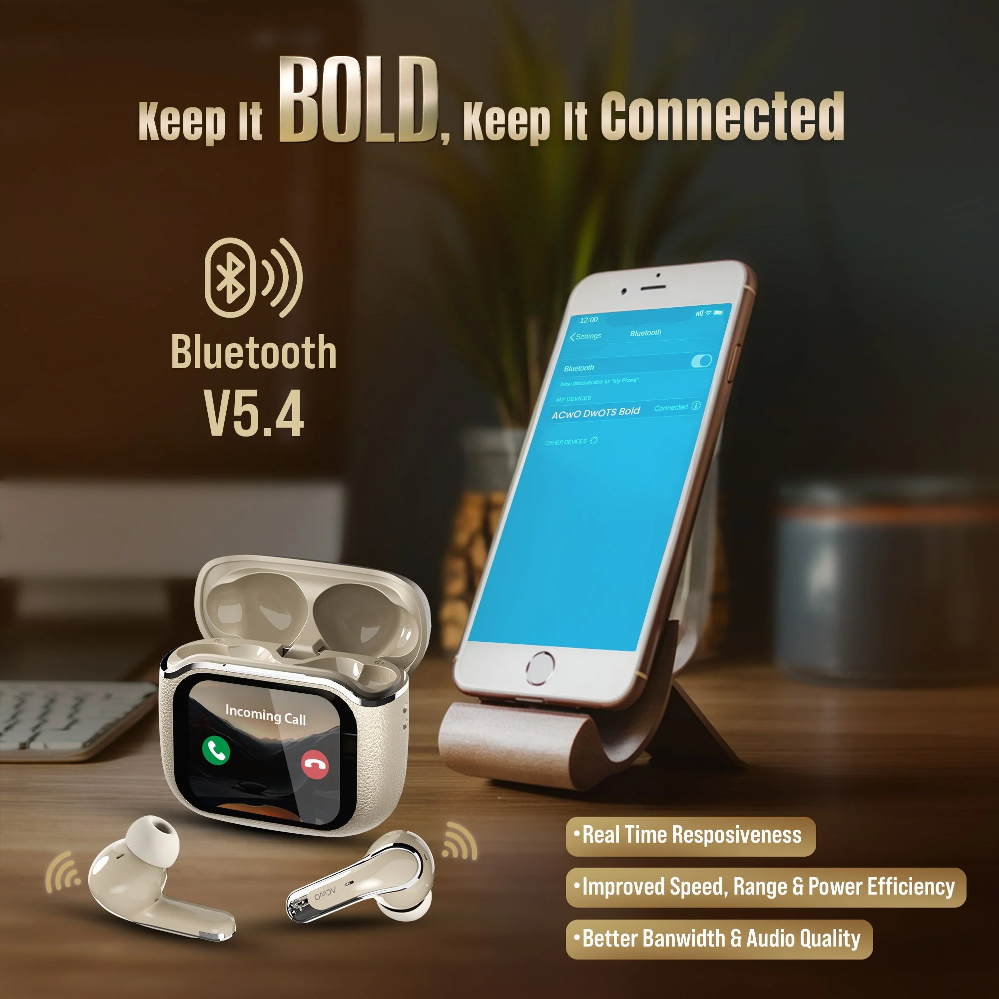 DwOTS BOLD -  HD Display TWS  Earbuds - Image 20