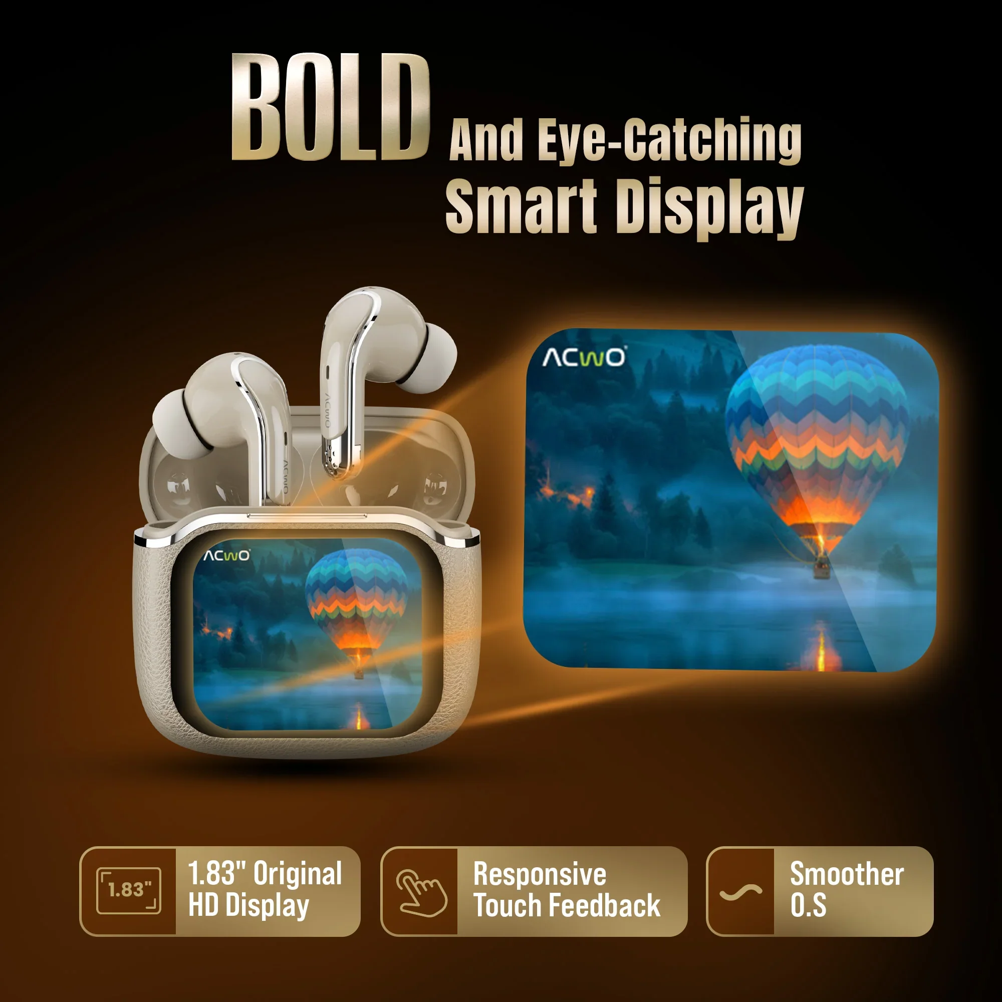 DwOTS BOLD -  HD Display TWS  Earbuds - Image 27