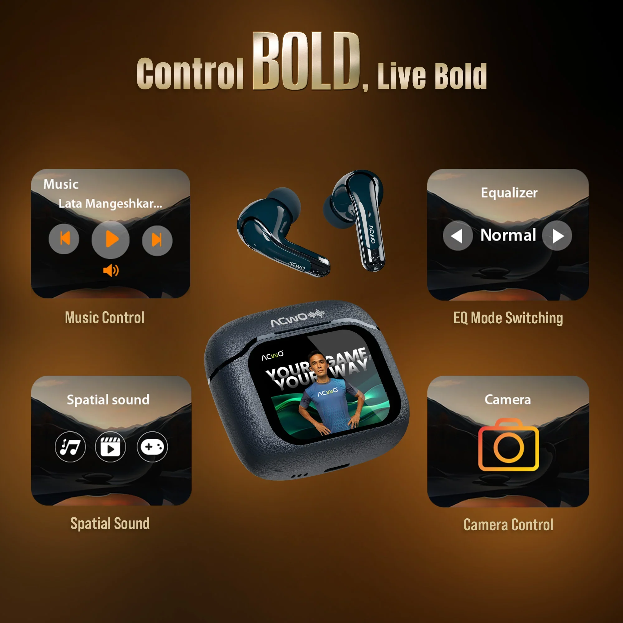DwOTS BOLD -  HD Display TWS  Earbuds - Image 3