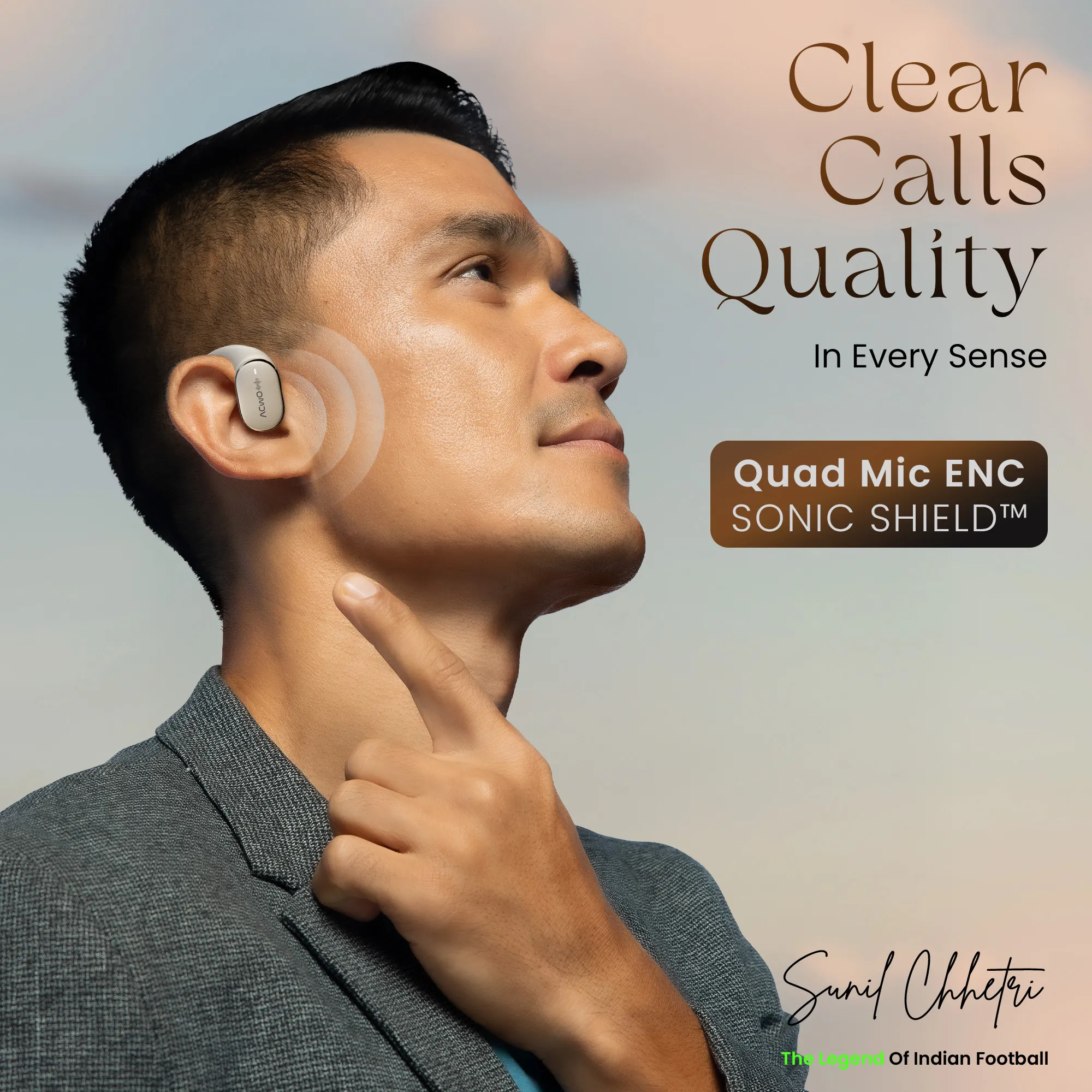 DwOTS Sense Open-Ear creame Wireless Headphones - Image 23