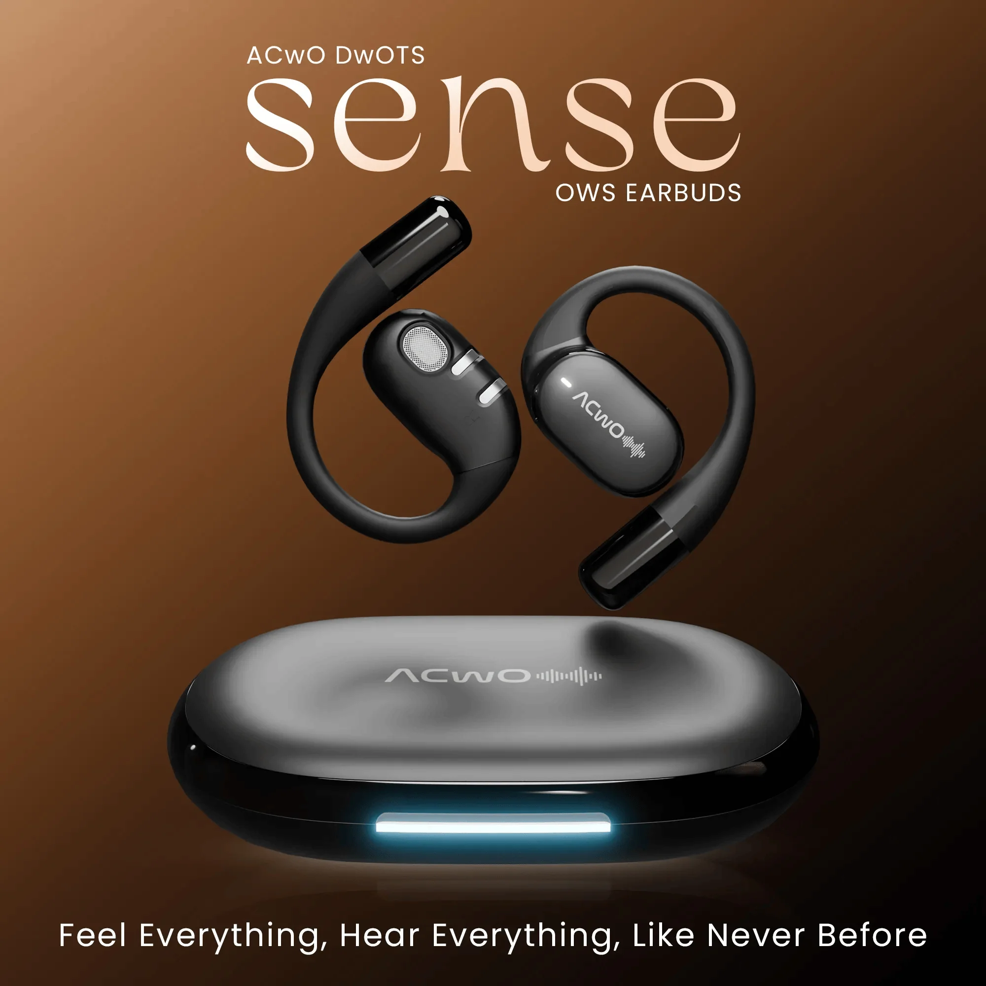 DwOTS Sense Open-Ear creame Wireless Headphones - Image 24
