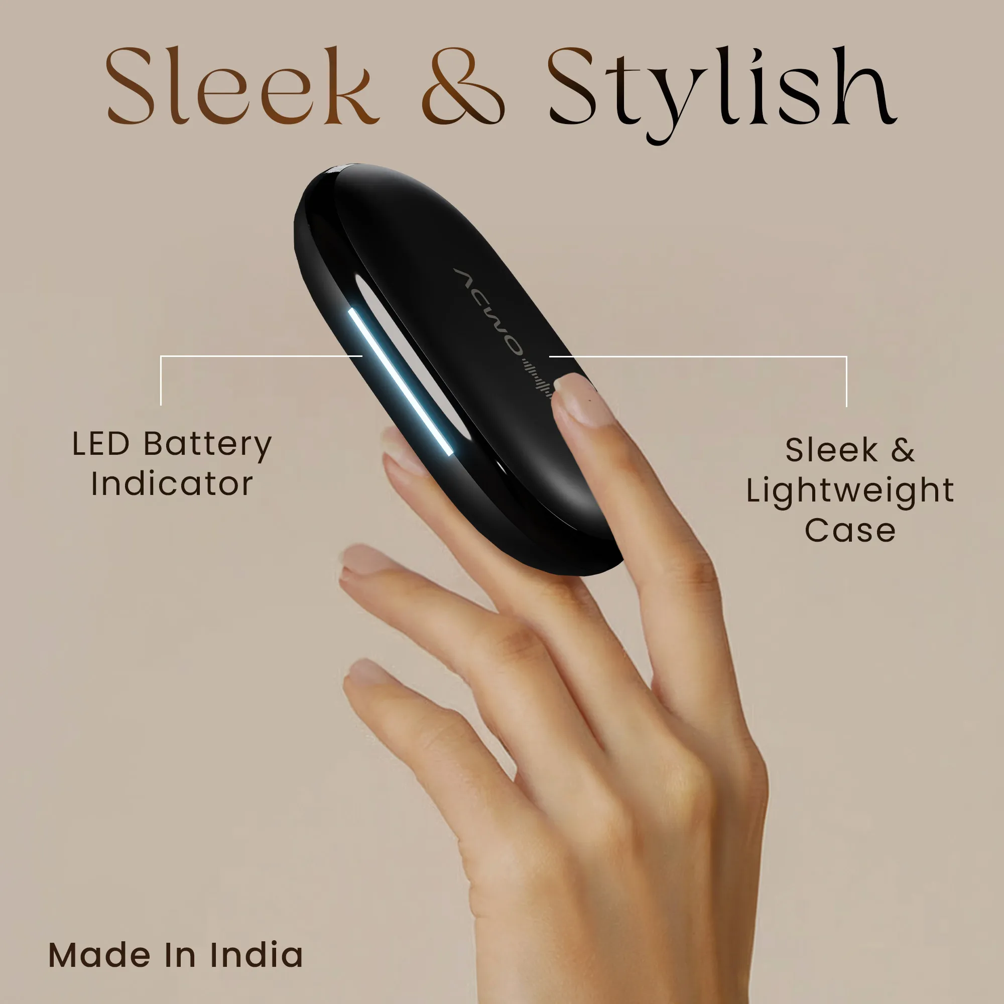 DwOTS Sense Open-Ear creame Wireless Headphones - Image 4