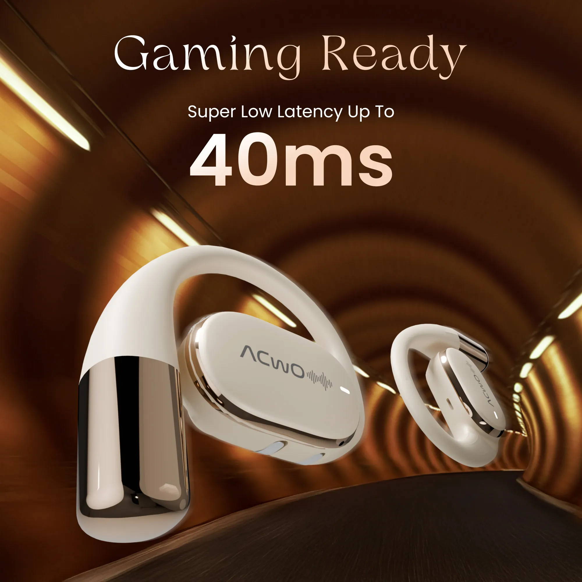 DwOTS Sense Open-Ear White Wireless Headphones - Image 22