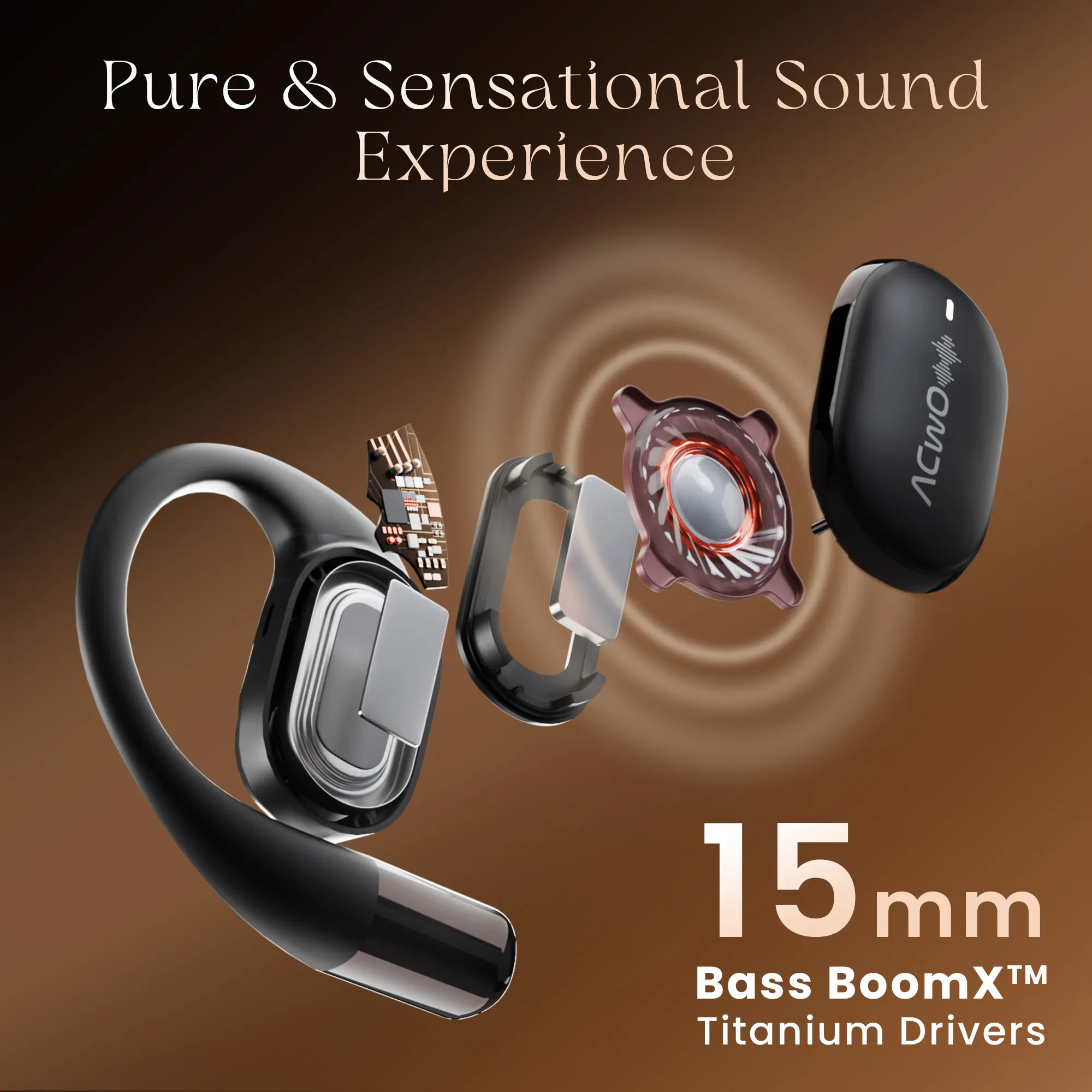 DwOTS Sense Open-Ear White Wireless Headphones - Image 28