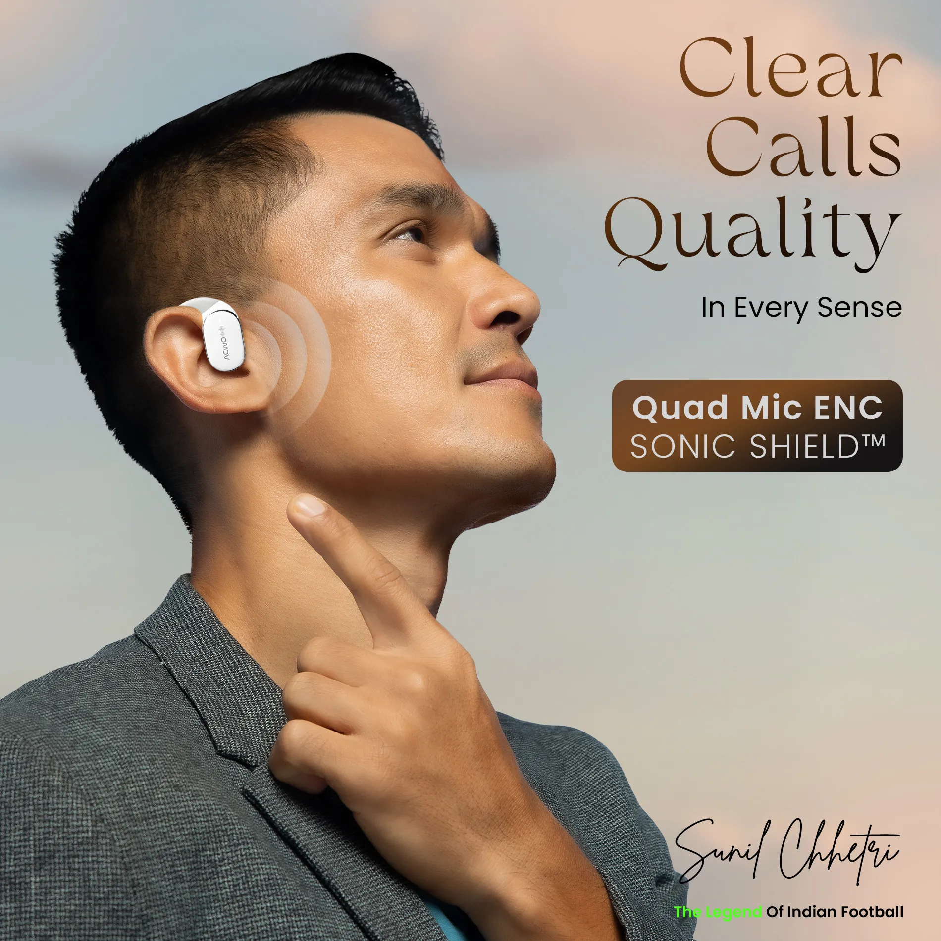 DwOTS Sense Open-Ear White Wireless Headphones - Image 37