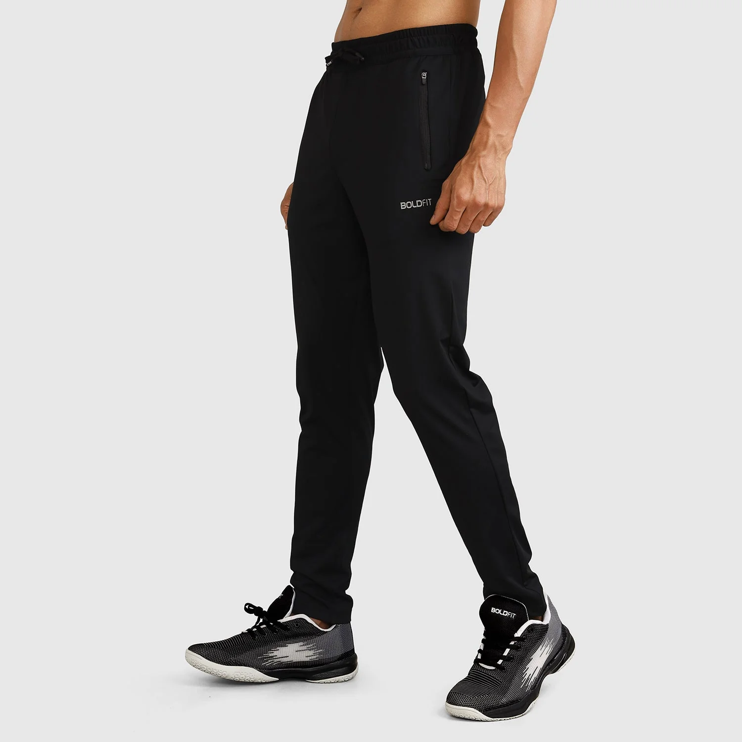 Endurance Mens Track Pants - Black - Image 3