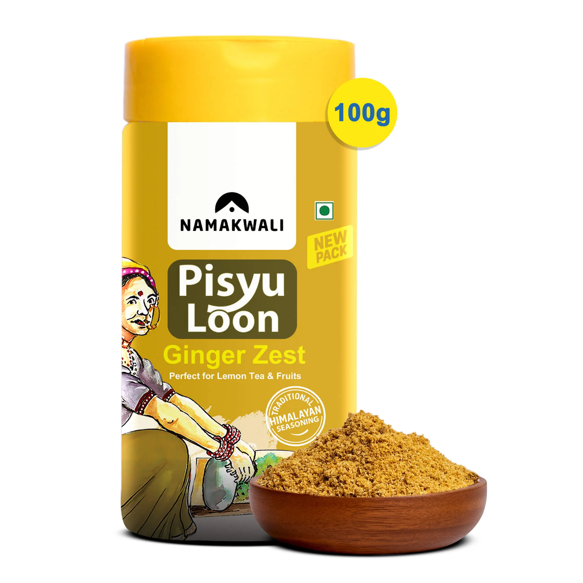 Ginger Flavoured Salt, 65G - Image 3