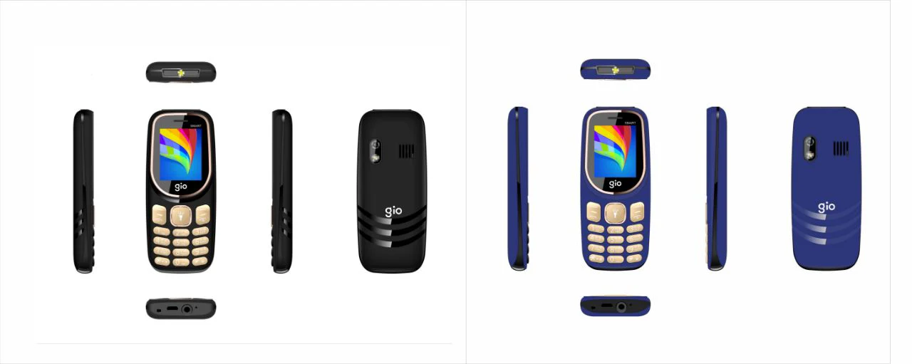 Gio Phone with 1.8 INCH Display,1100 MAH Battery,Contains Many Indian Language,Basic Keypad Phone - Image 3