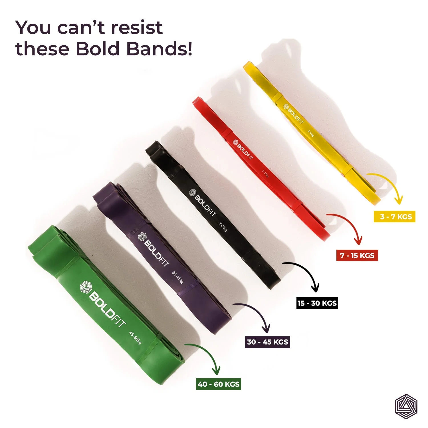 Heavy Resistance Band - Set of 3 - Image 14