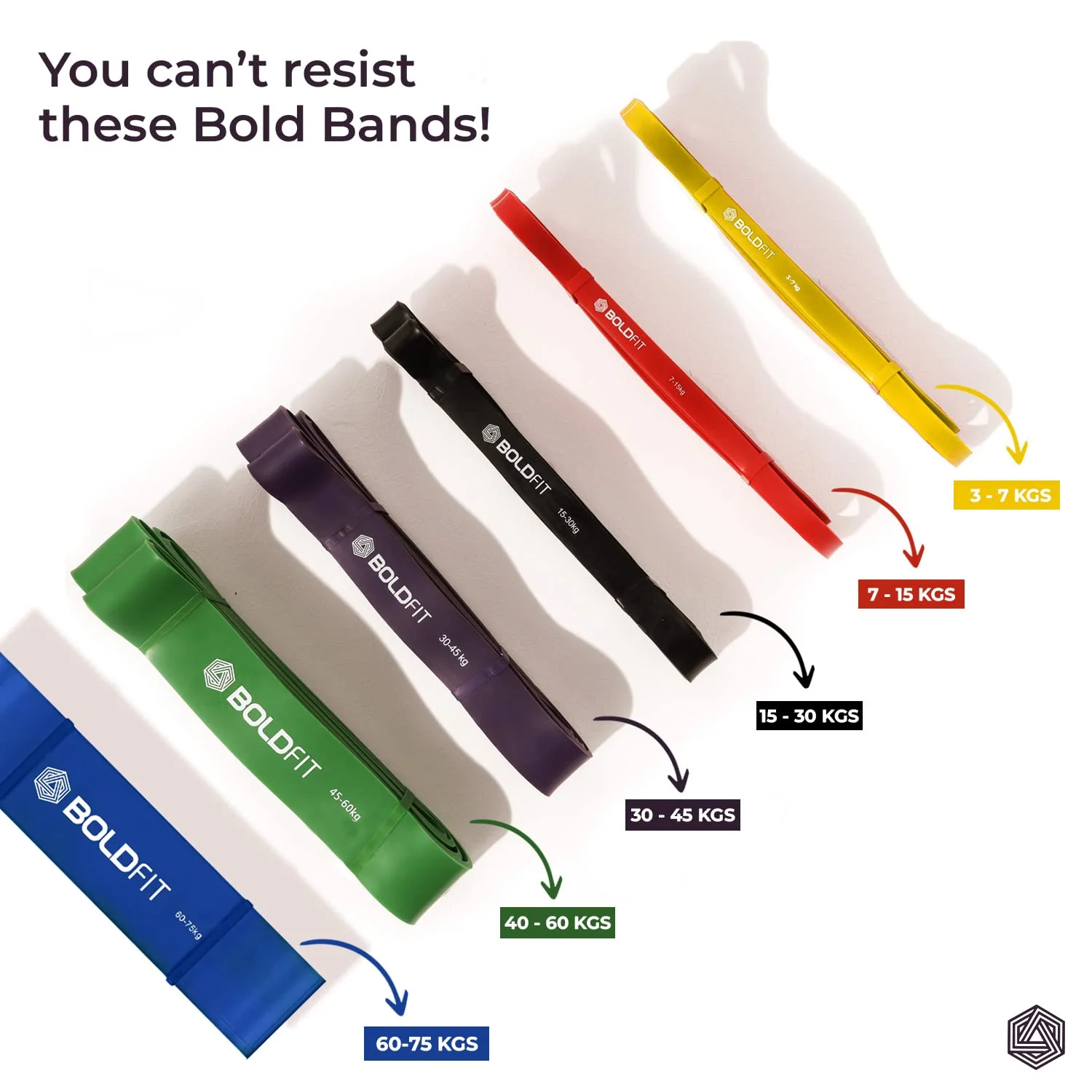 Heavy Resistance Band - Set of 3 - Image 4