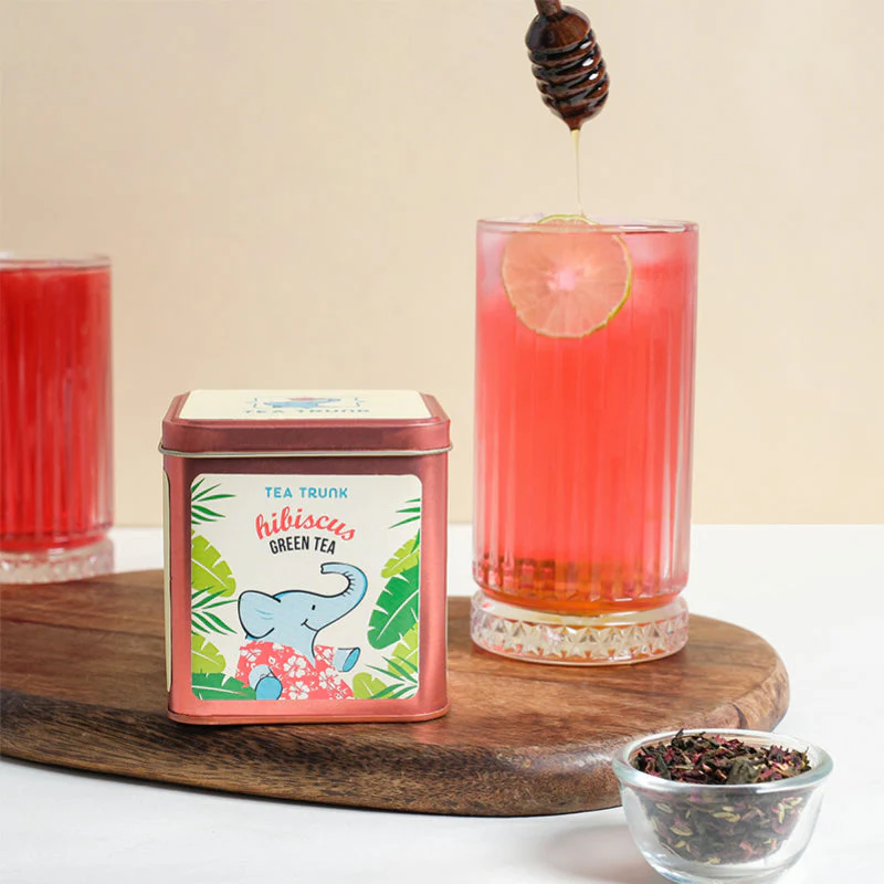 Hibiscus Green Tea - Tea Bags - Image 3