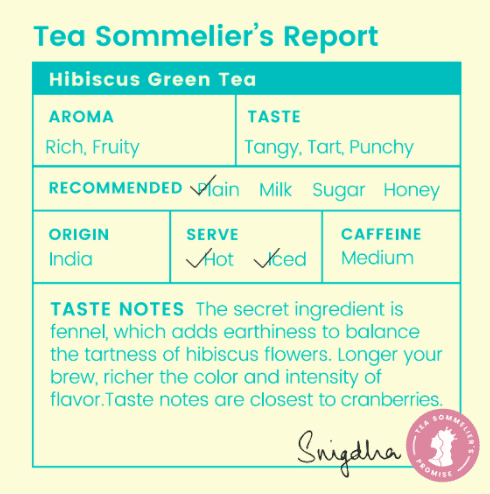 Hibiscus Green Tea - Tea Bags - Image 6