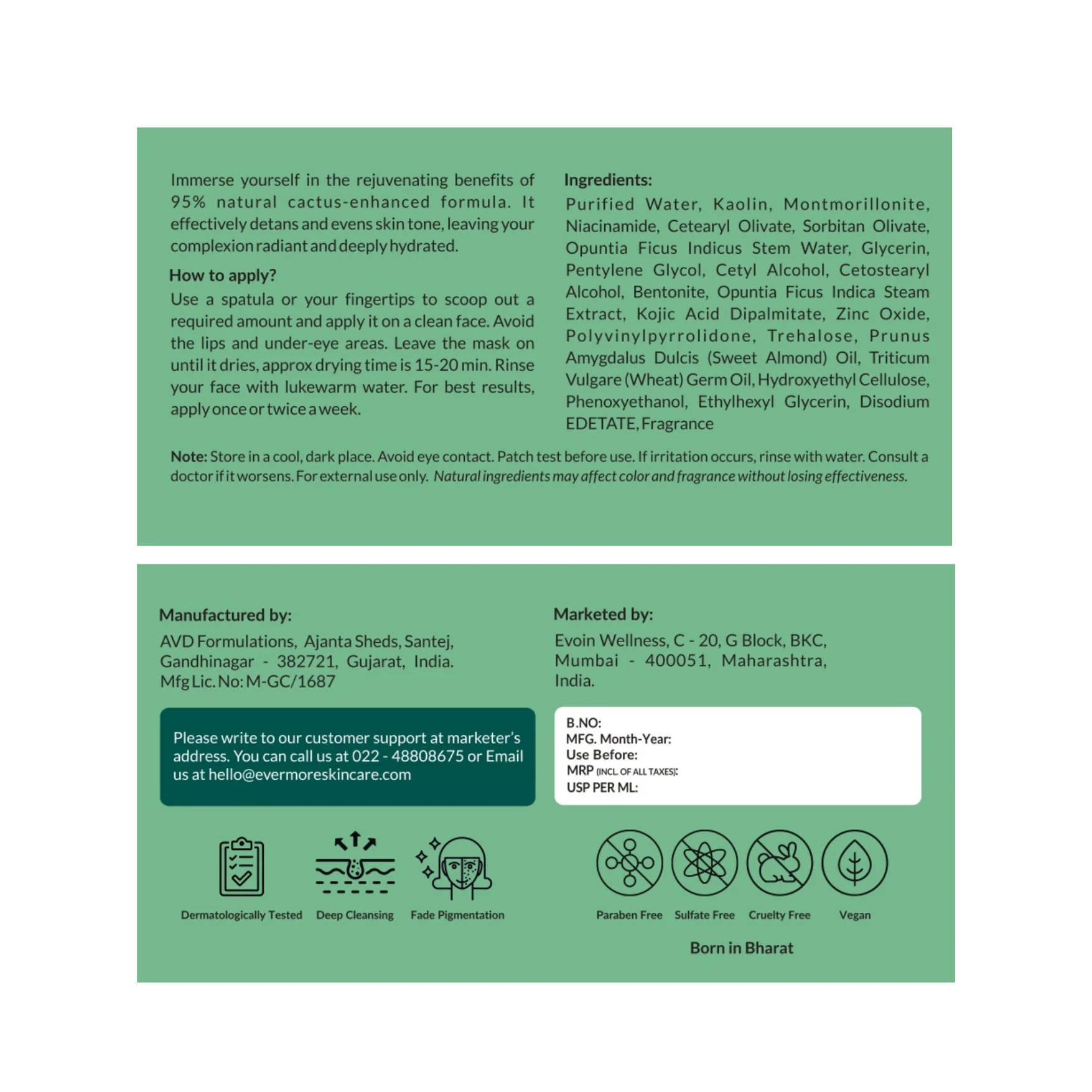 IndiaS First Mexico-Sourced Cactus-Infused De-Tan Face Mask - Image 7