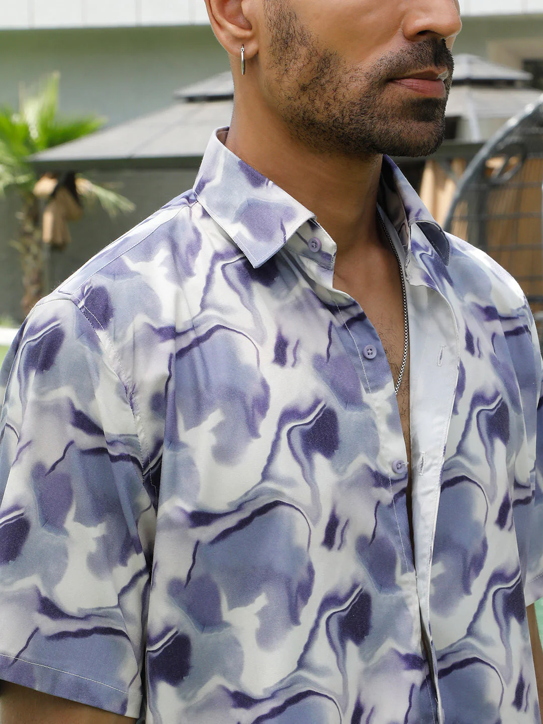 KRAFT INDIA Men Cotton Lycra Printed Paisley Casual Shirt - Image 13