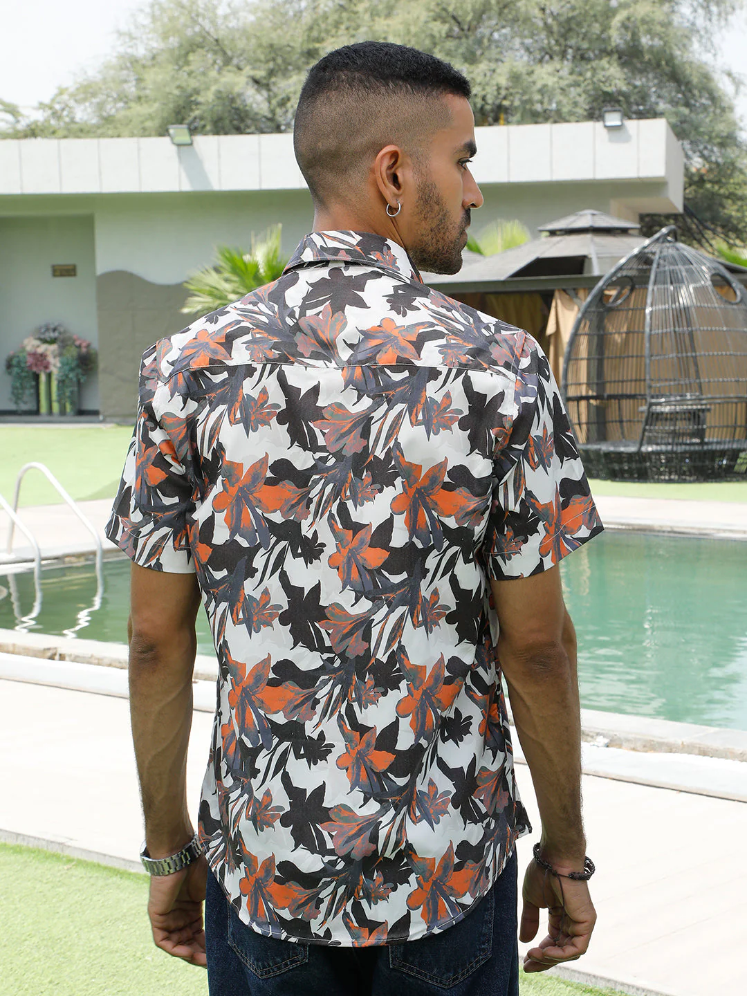 KRAFT INDIA Men Cotton Lycra Printed Paisley Casual Shirt - Image 17