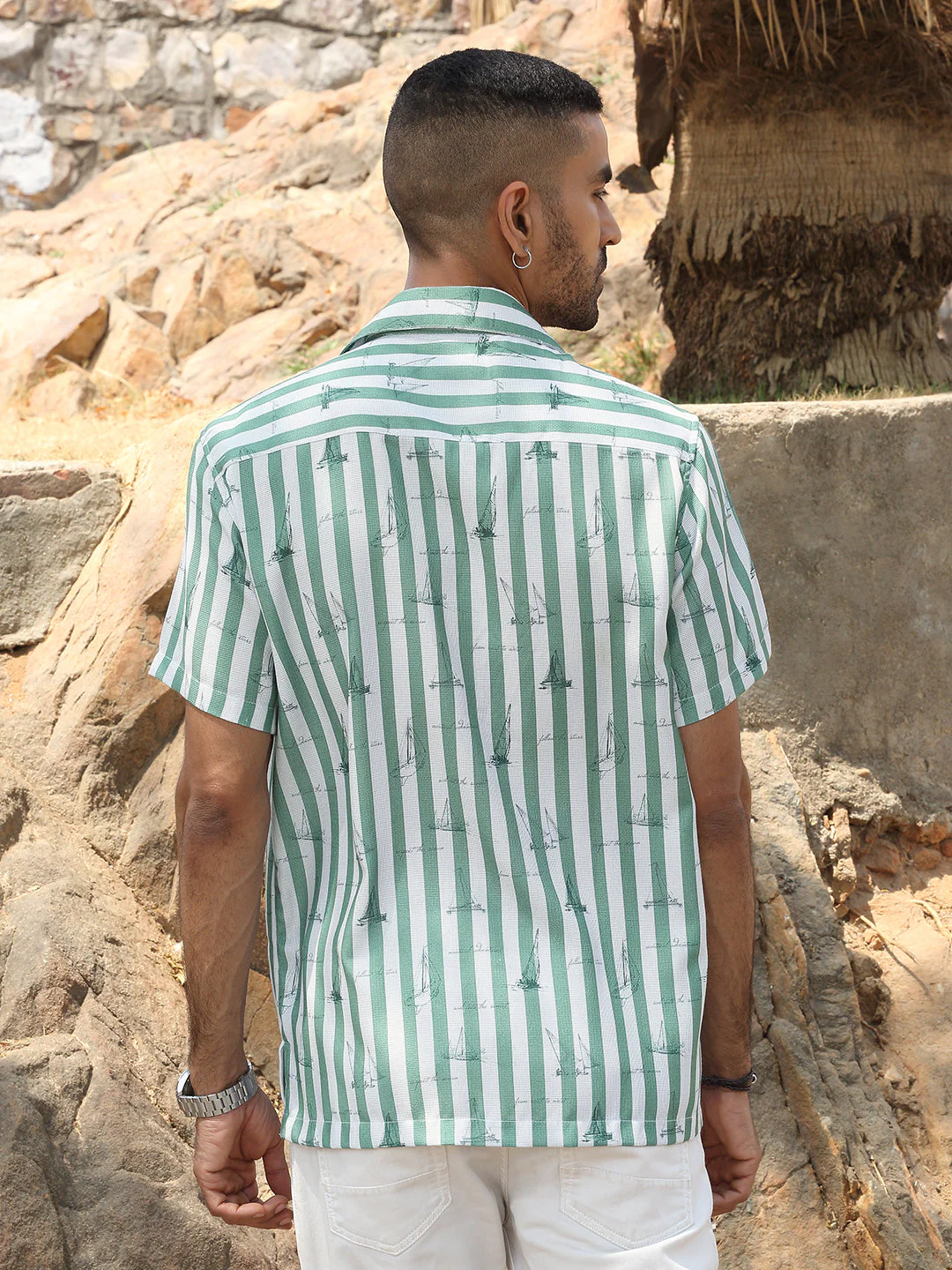 KRAFT INDIA Men Polycotton Cuban Collar Casual Shirt - Image 12