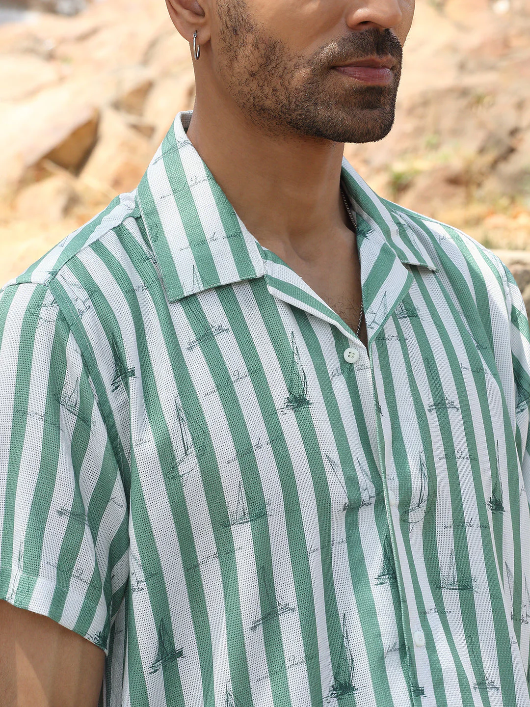 KRAFT INDIA Men Polycotton Cuban Collar Casual Shirt - Image 13