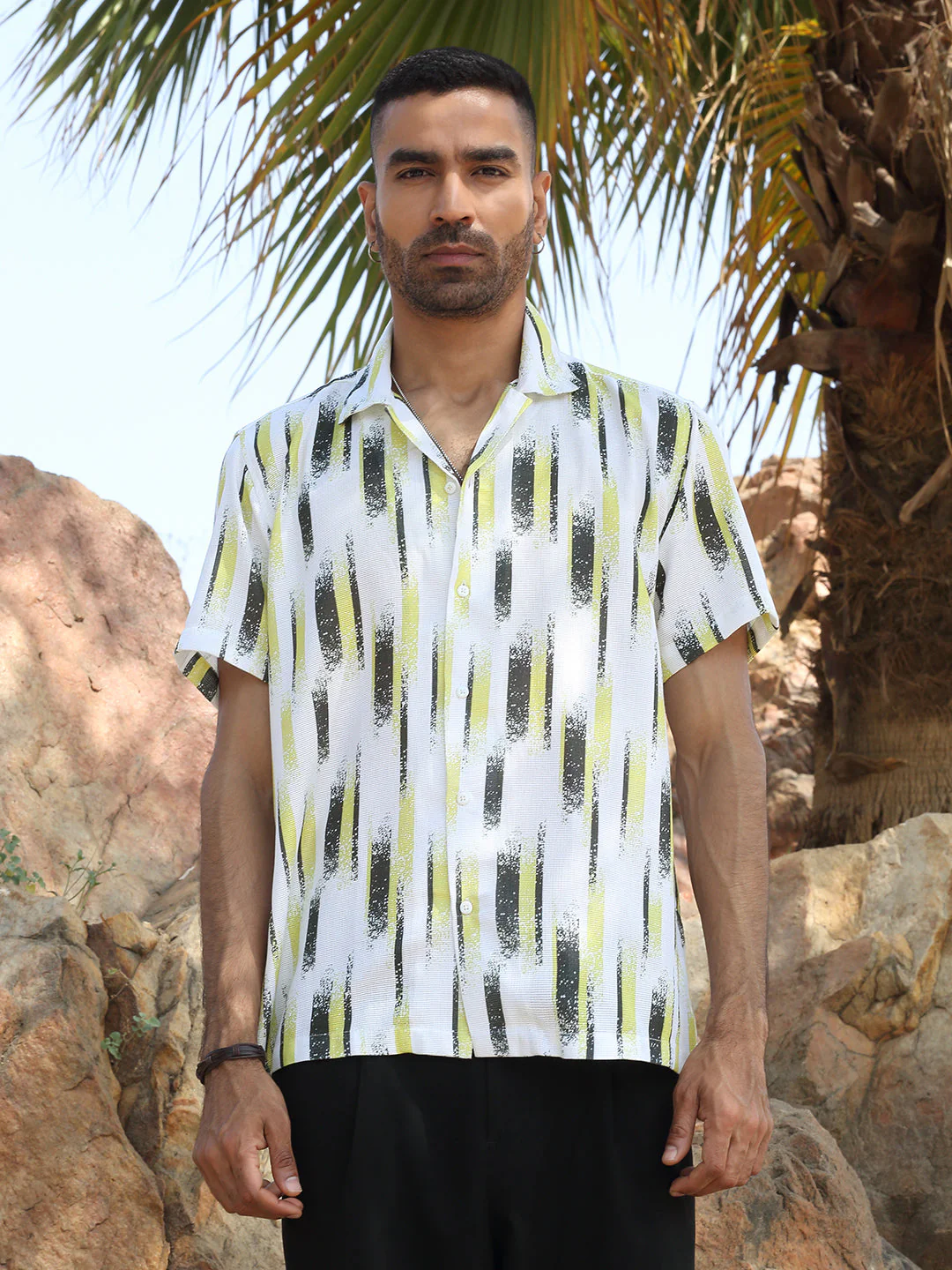 KRAFT INDIA Men Polycotton Cuban Collar Casual Shirt - Image 16