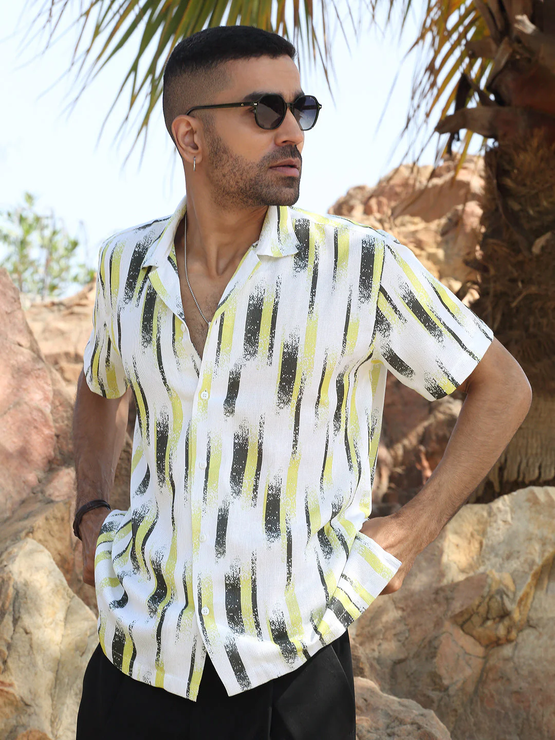 KRAFT INDIA Men Polycotton Cuban Collar Casual Shirt - Image 20