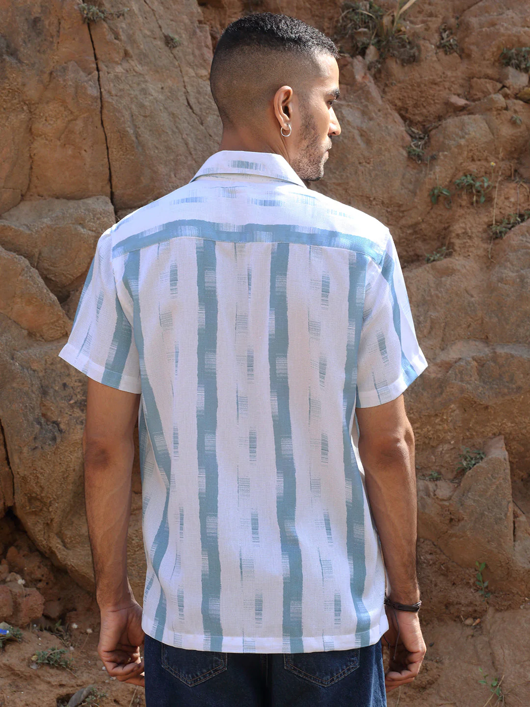 KRAFT INDIA Men Polycotton Cuban Collar Casual Shirt - Image 7