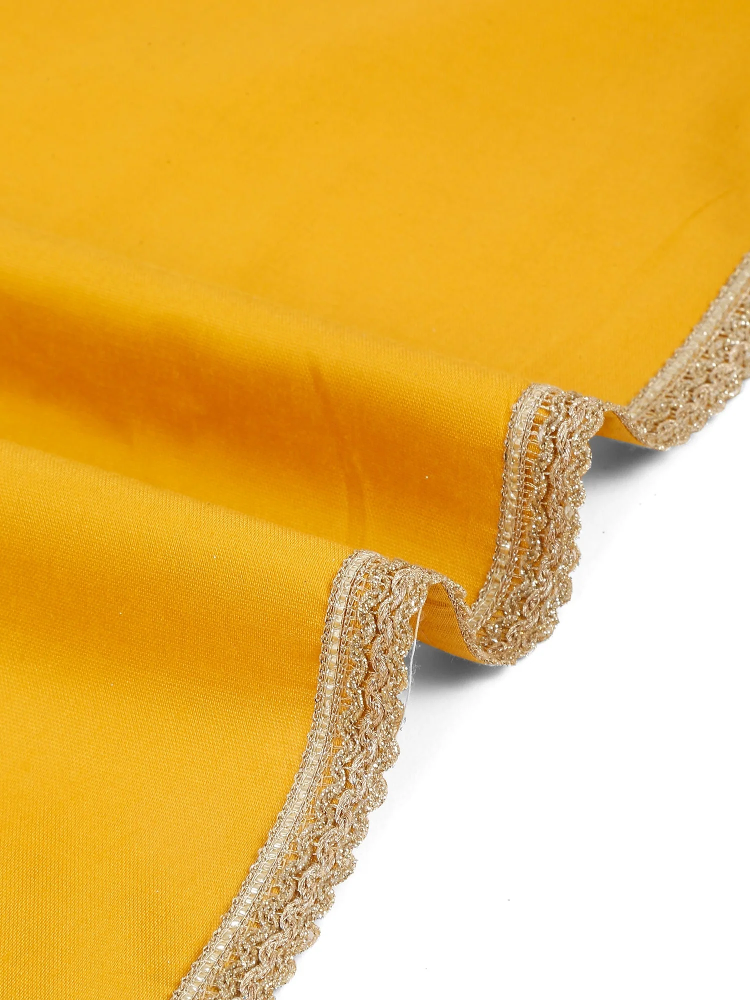 KRAFT INDIA Men's Cotton Silk Sequenced Embroided Kurta with Beige Elastic Waistband Salwar with Matching Dupatta - Image 16