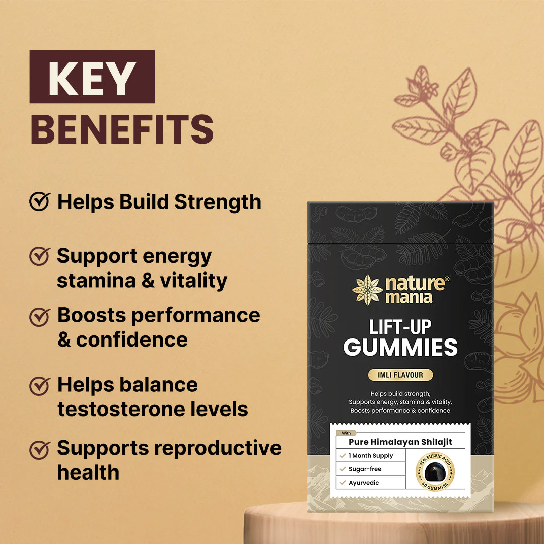 Lift-Up Gummies – Power-Packed with Pure Himalayan Shilajit | Imli Flavour | 60 Gummies | - Image 4