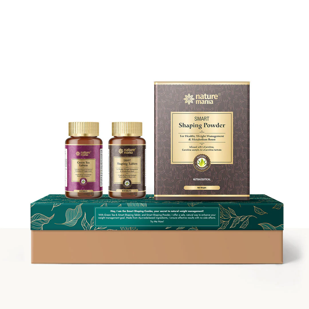 Nature Mania Smart Shaping Kit | Weight Loss kit for Men and Women | Fat Burner Combo - Image 7