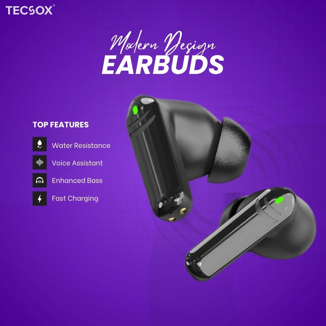 Order TecSox Fusion Bluetooth Earbuds | Buy Online - Image 3