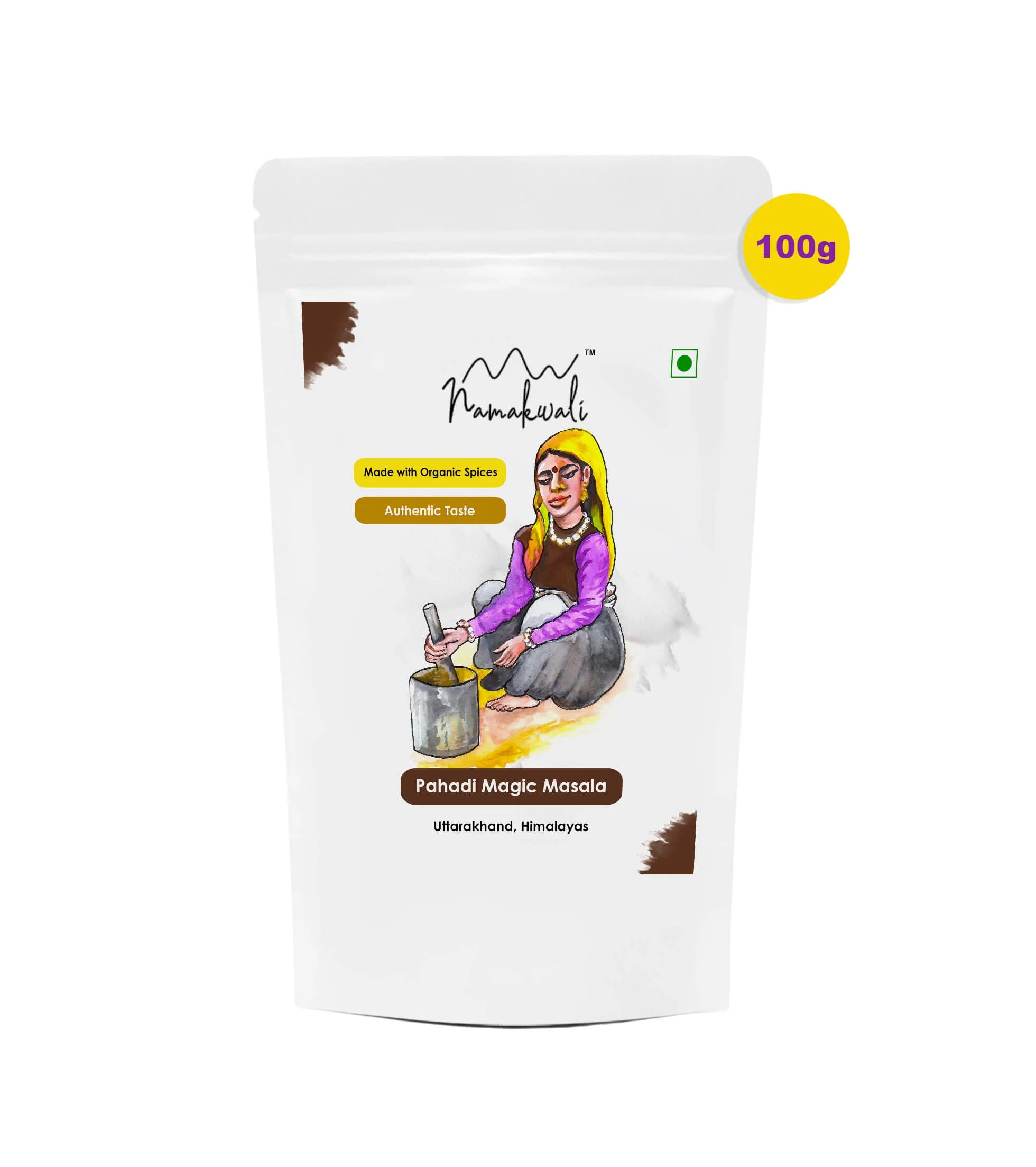 Pahadi Magic Mix Masala Hand Ground On Ulkhyaari, 100G - Image 4