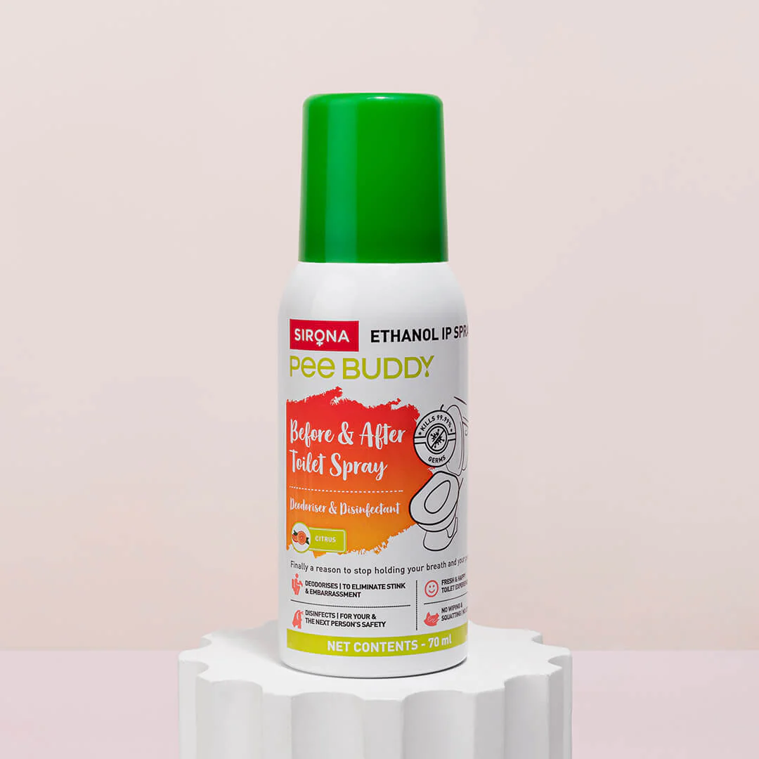 PeeBuddy Toilet Seat Sanitizer (Lavender, 1 Pack of 70 ml) - Image 10