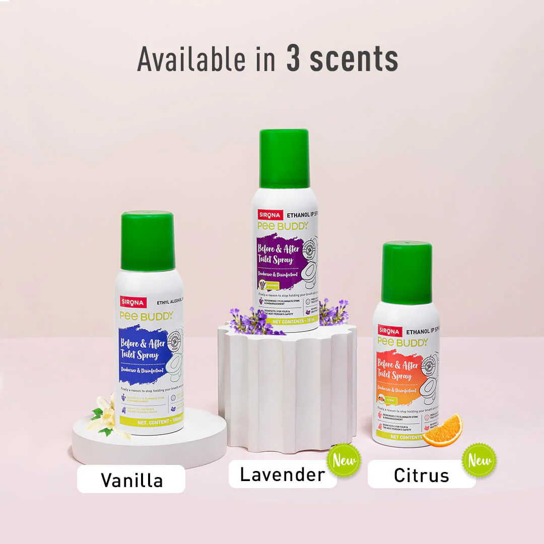 PeeBuddy Toilet Seat Sanitizer (Lavender, 1 Pack of 70 ml) - Image 6