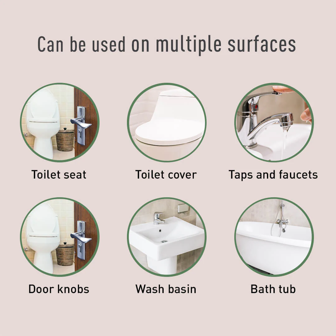 PeeBuddy Toilet Seat Sanitizer (Lavender, 1 Pack of 70 ml) - Image 8