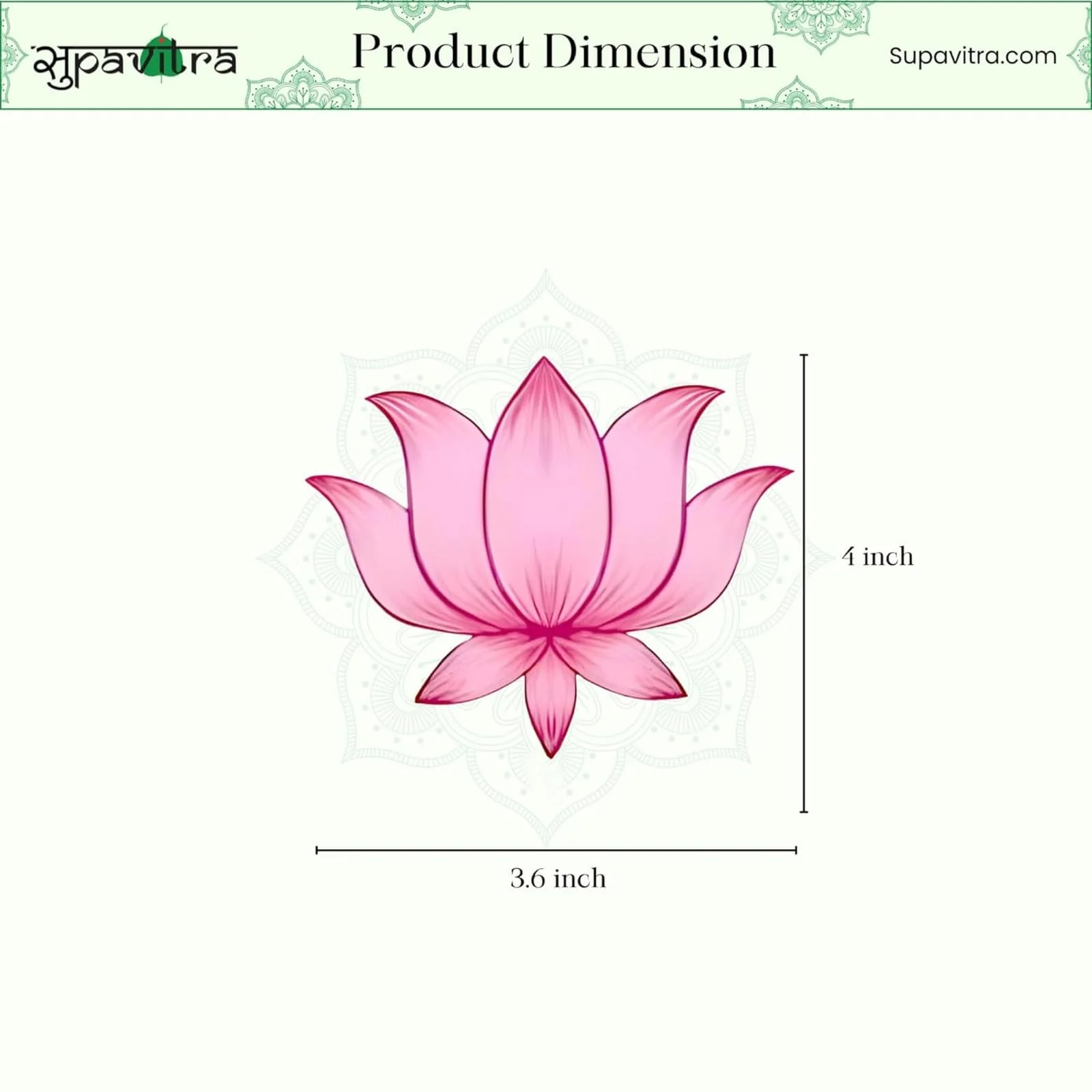 Pink Lotus Stickers for Wall Decoration - Image 3