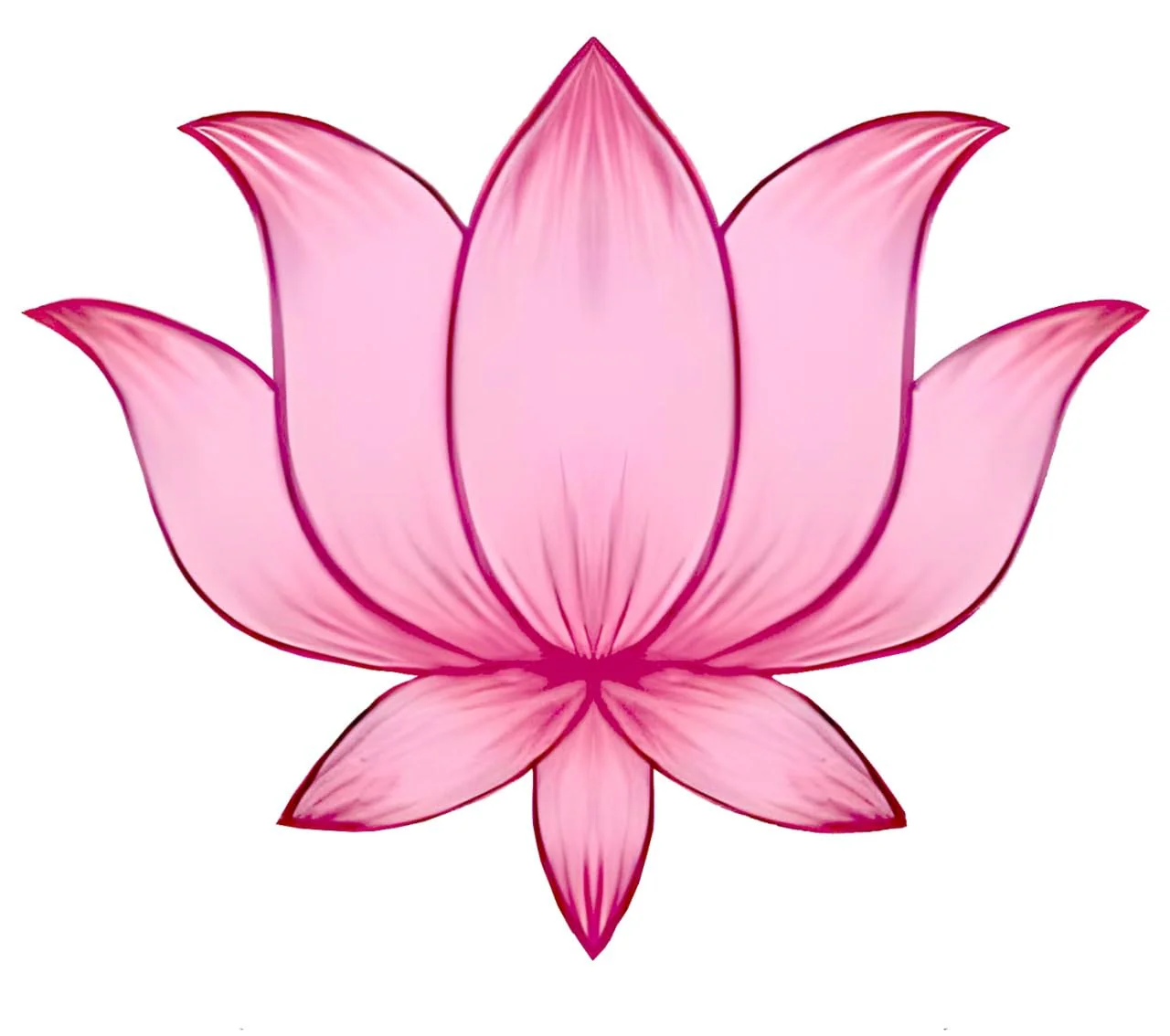Pink Lotus Stickers for Wall Decoration - Image 7