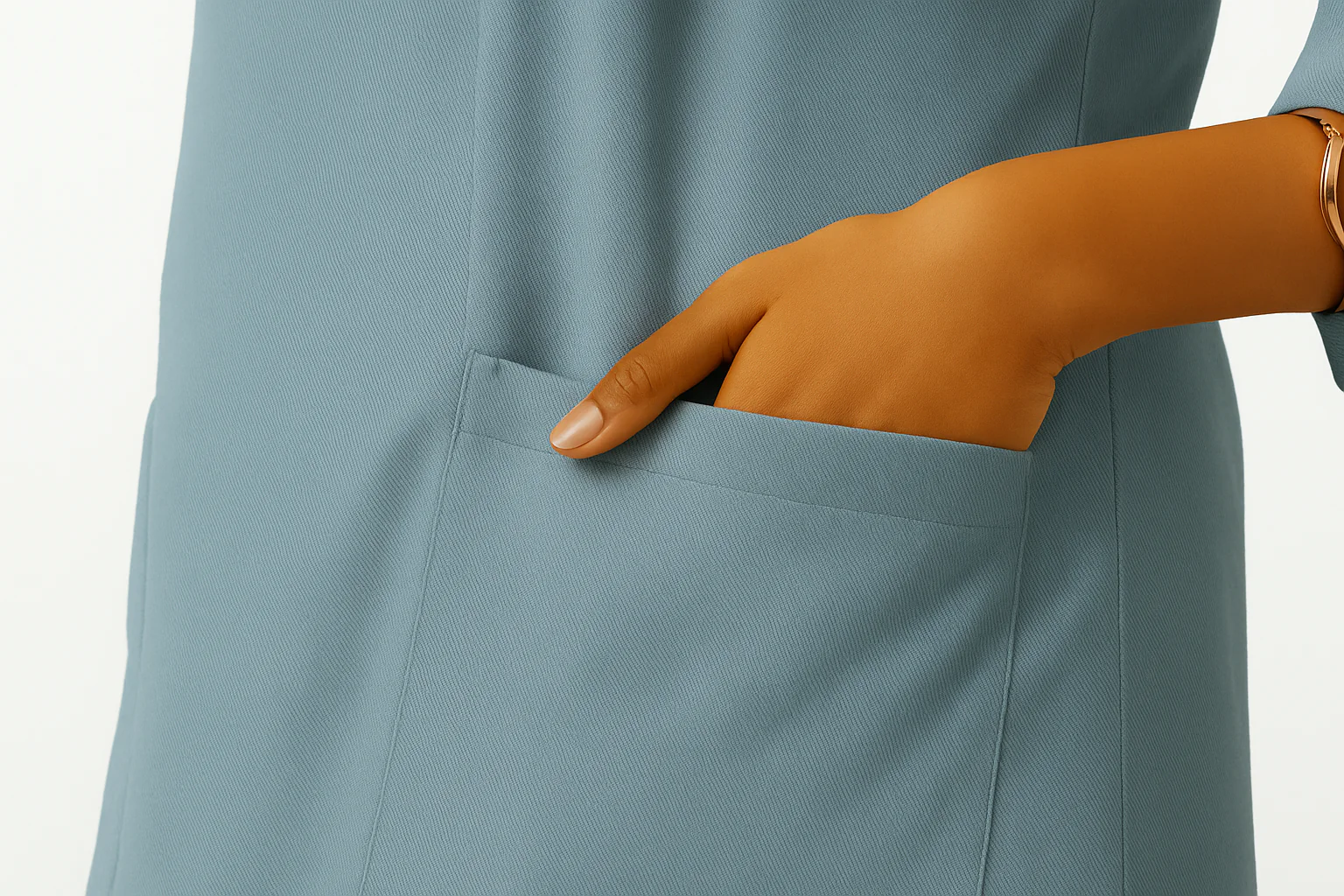 Regular Female Scrub Suit - Grey - Image 3