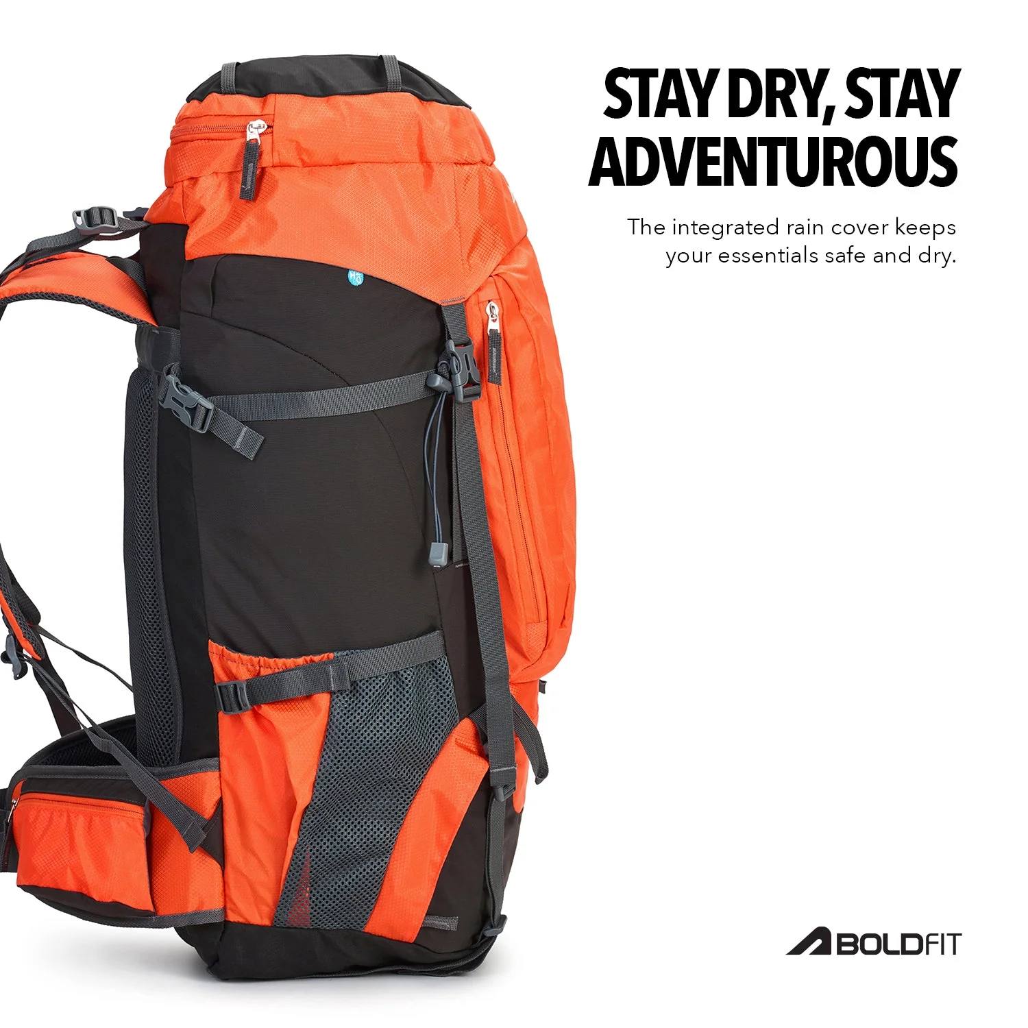 Summit X Rucksack 65L - Orange - Image 4