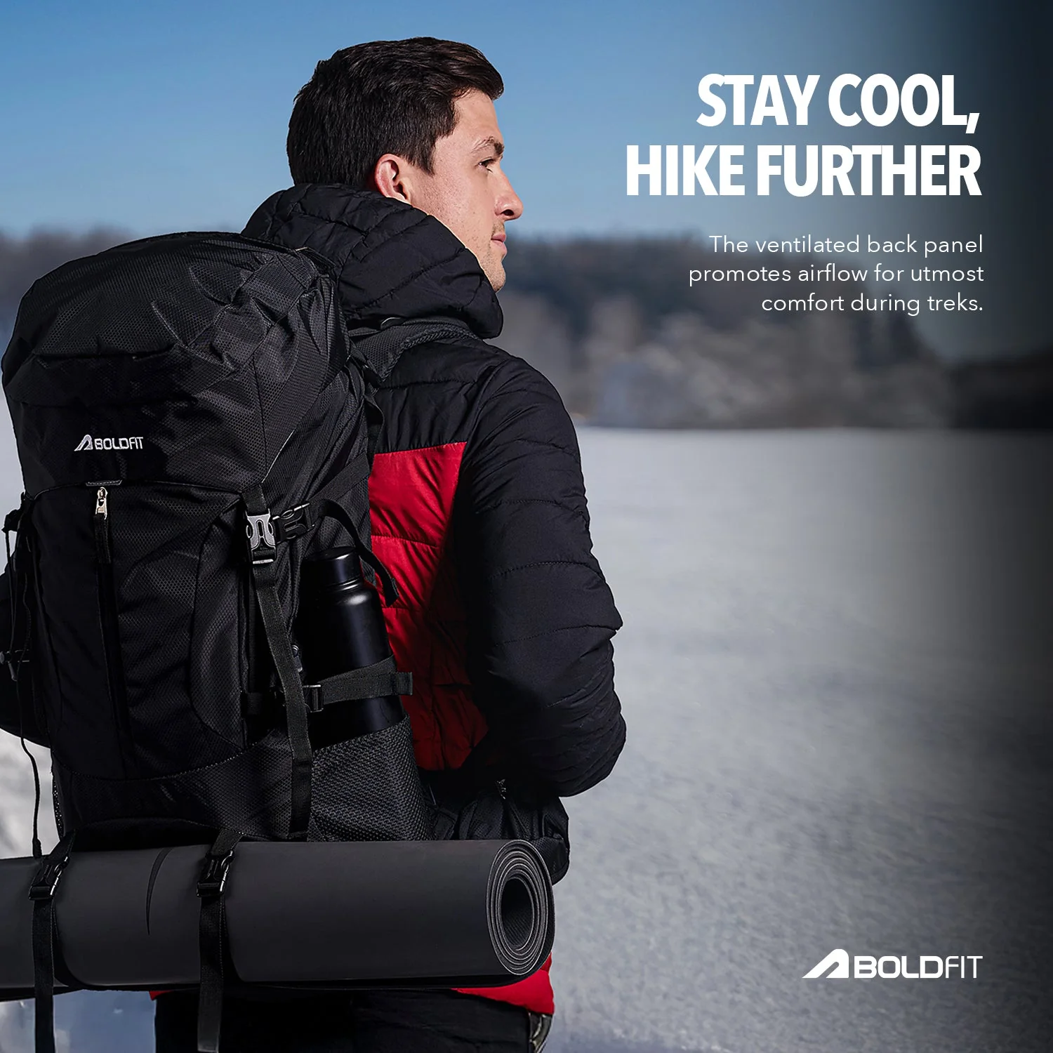 Trail Max Rucksack 60L - Black - Image 5